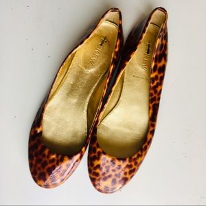 J Crew Leopard Flats